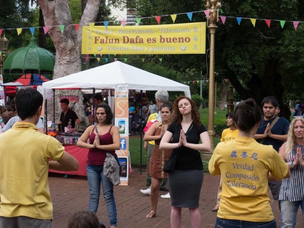 Falun Dafa en la celebración del Año Nuevo Chino