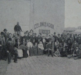 18 de marzo de 1901. Familias valdenses dirigiéndose a Colonia Iris